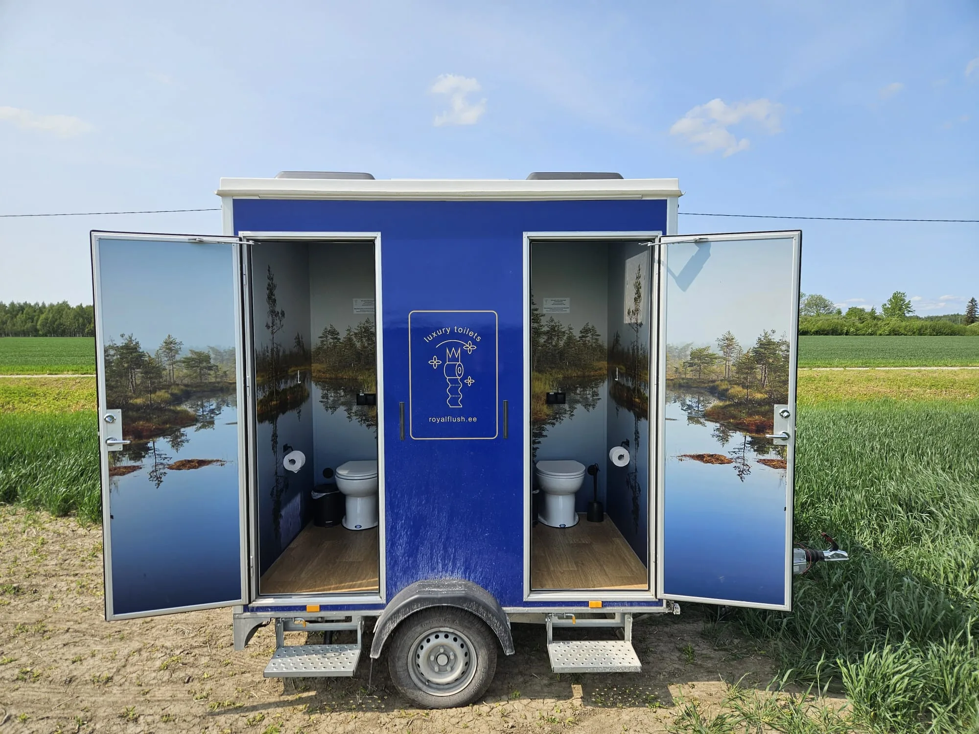 Royal Flush mobiilne WC lahendus üritusel