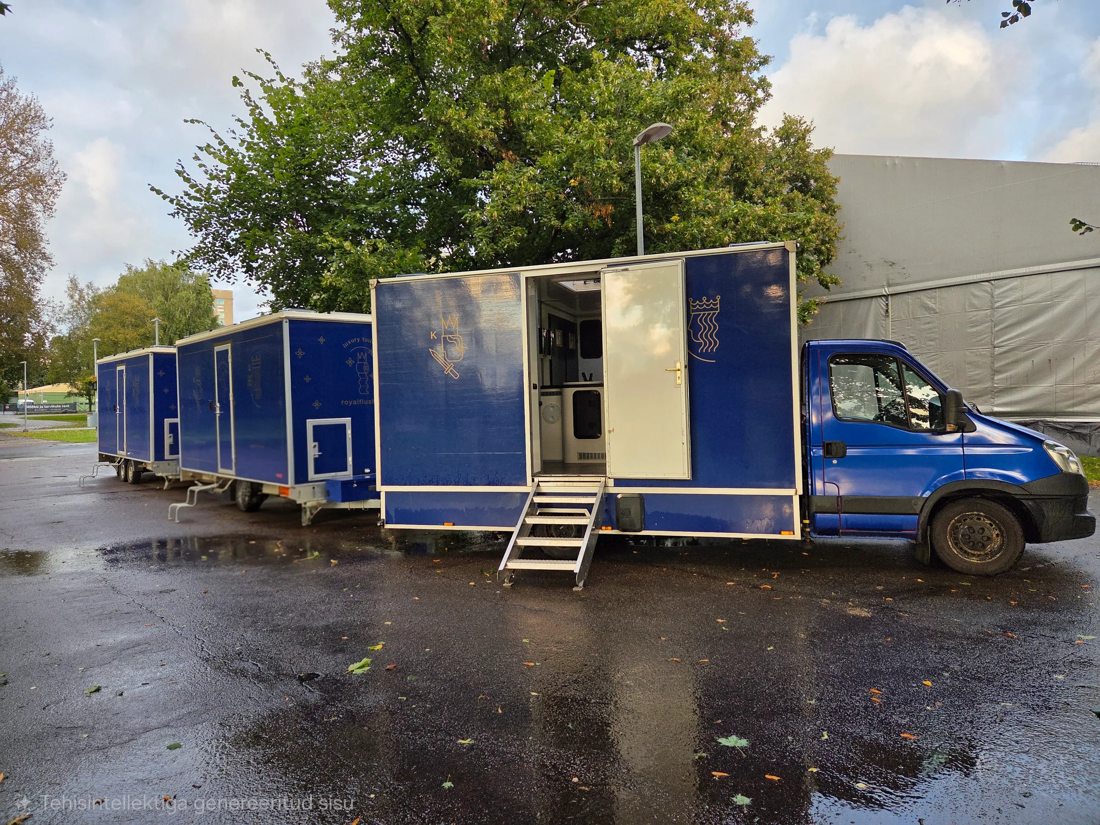 Royal Flush WC busiņš un pasākuma risinājums